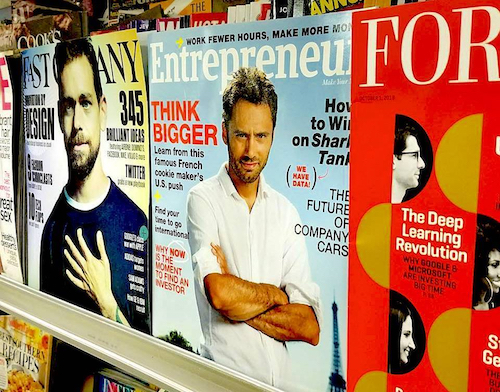 Michel featured on the cover of Entrepeneur magazine!
