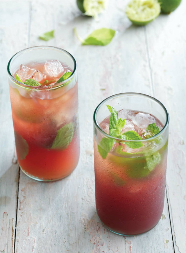 Pomegranate Mock Mojito - Beauty and Well-Being