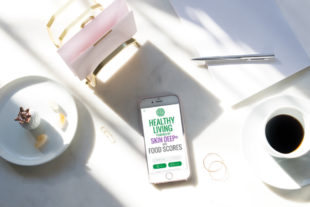 Display of EWG Healthy Living App on iPhone