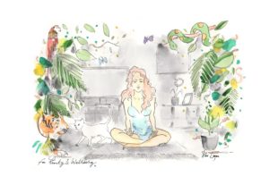 yoga illustration